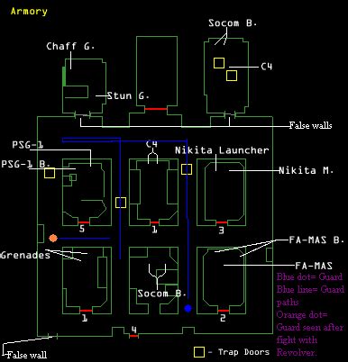 metal gear solid 1 box locations|mgs armory metal gear.